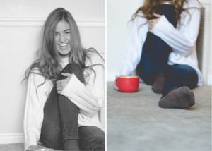 provo cozy autumn sweater photo shoot