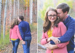 sundance utah engagement photo shoot