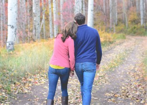 sundance utah engagement photo shoot