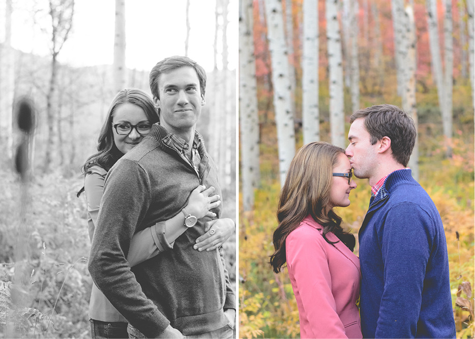 sundance utah engagement photo shoot