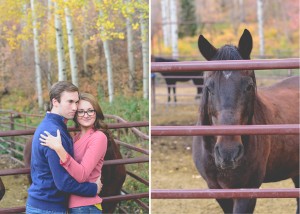 sundance utah engagement photo shoot