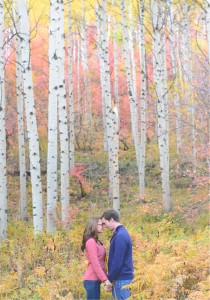 sundance utah engagement photo shoot