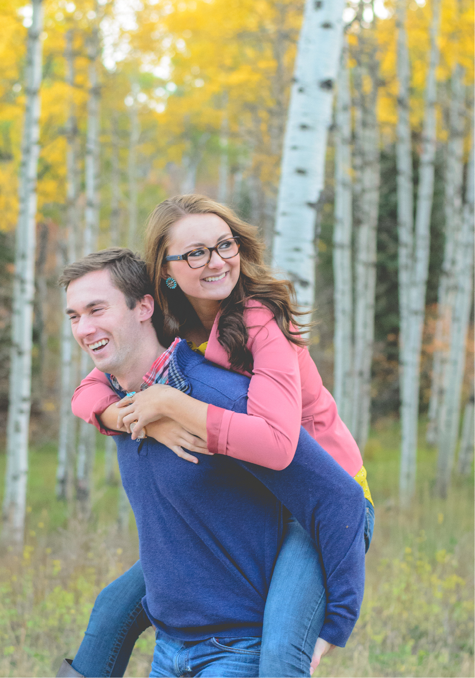 sundance utah engagement photo shoot