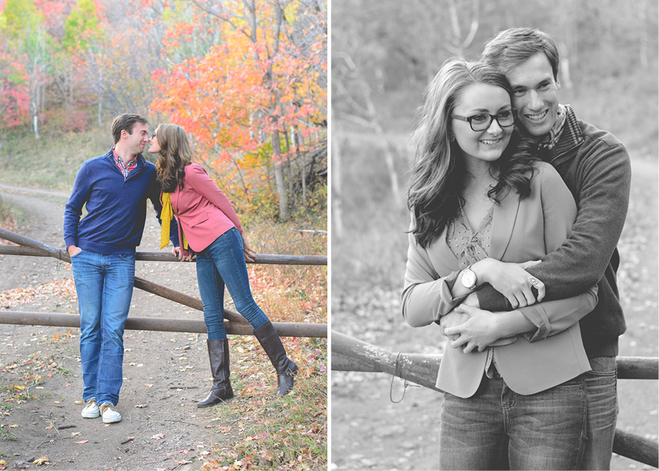 sundance utah engagement photo shoot