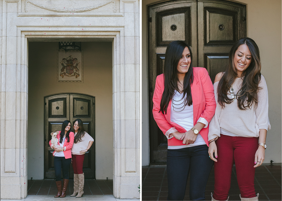 pasadena, CA sister family photo shoot