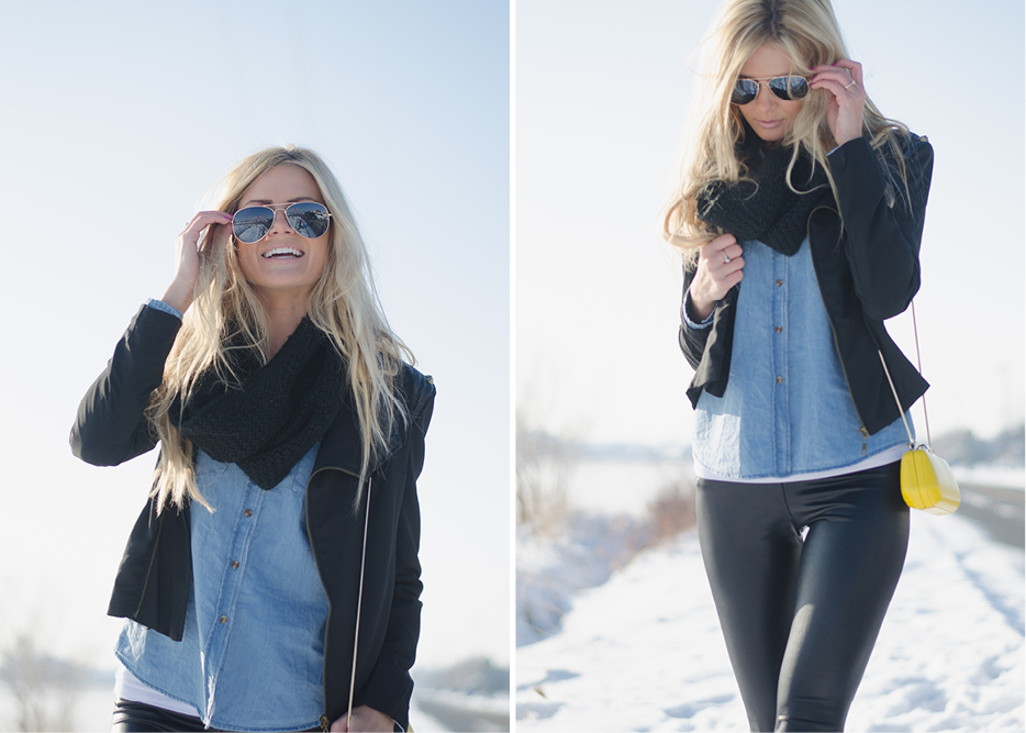 barefoot blonde winter fashion