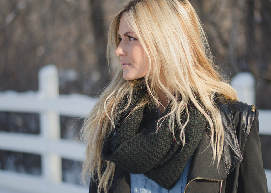 barefoot blonde winter fashion