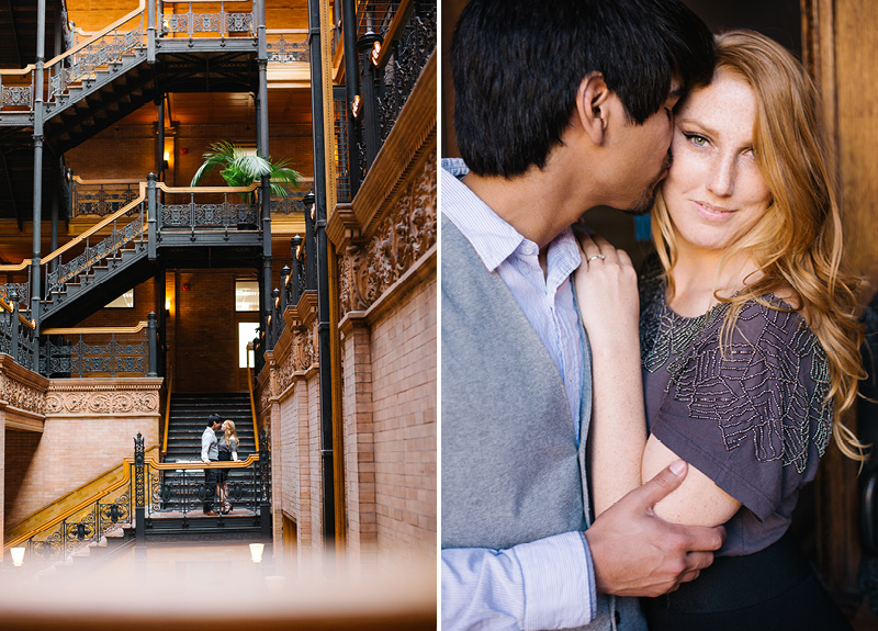 Bradbury Building Engagement Photos