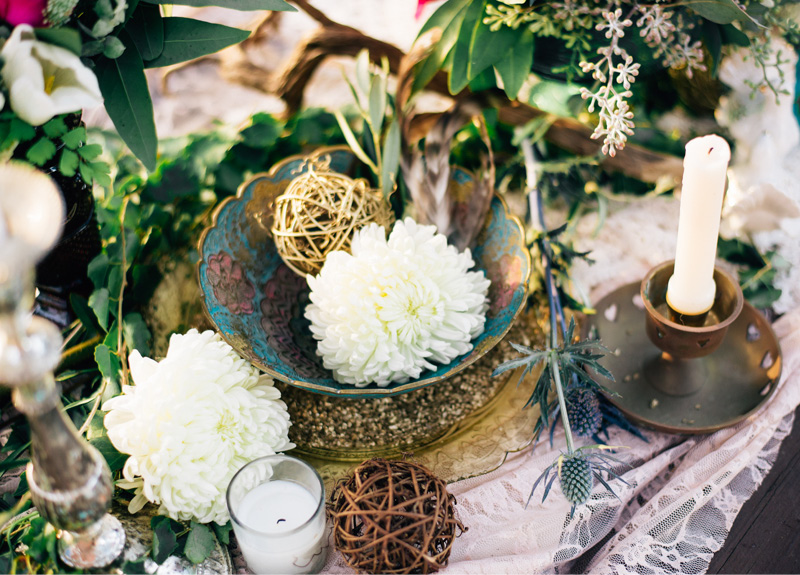 Bohemian Bridal Tablescape