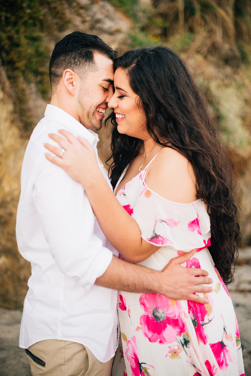 Malibu Beach Engagement Photos3