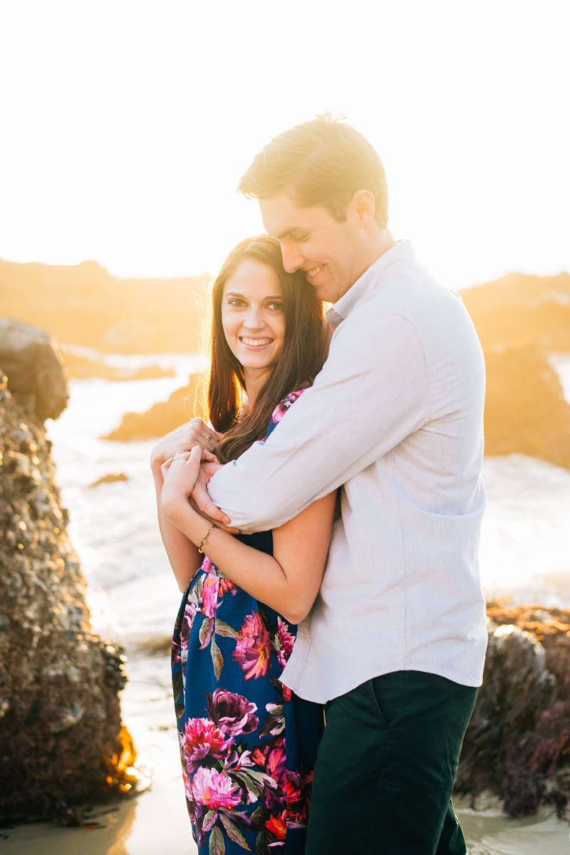 1000 Steps Beach Engagement Photos