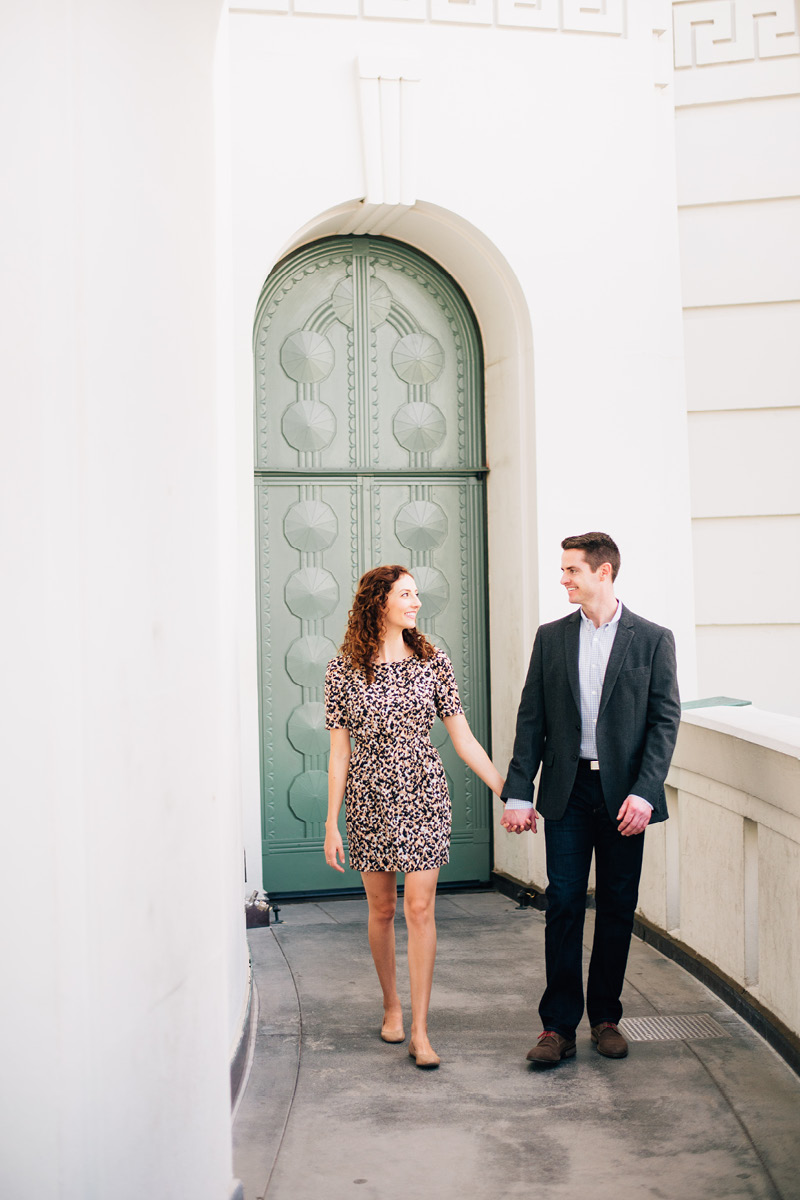 Griffith Observatory Engagement Portraits