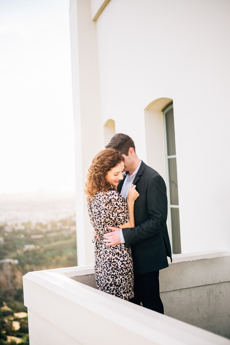 Griffith Observatory Engagement Portraits3