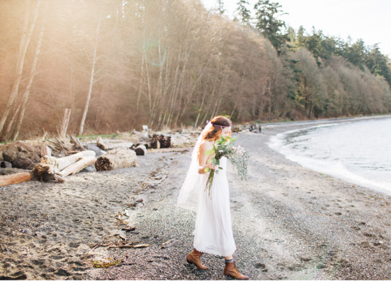 West Seattle Beach Wedding