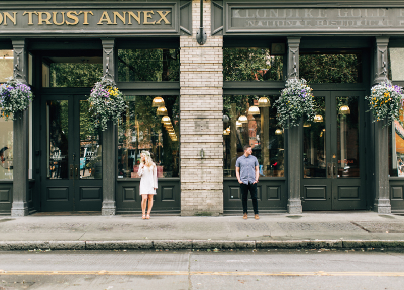 Pioneer Square Engagement Pictures