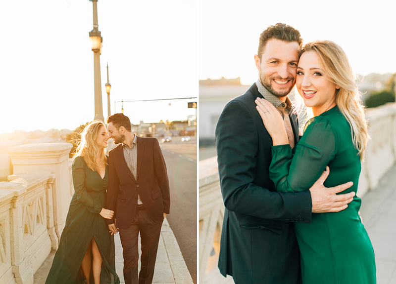 Downtown Los Angeles Bridge Engagements Photos10