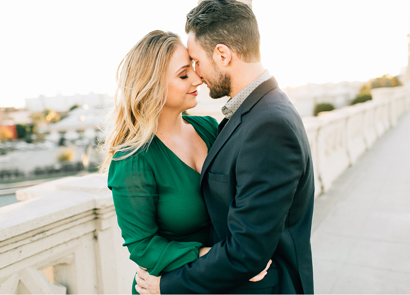 Downtown Los Angeles Bridge Engagements Photos11