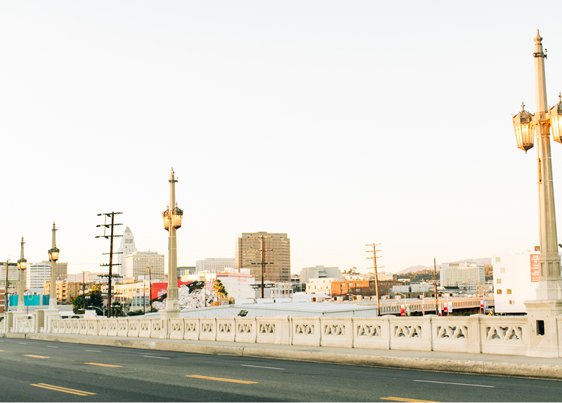 Downtown Los Angeles Bridge Engagements Photos13