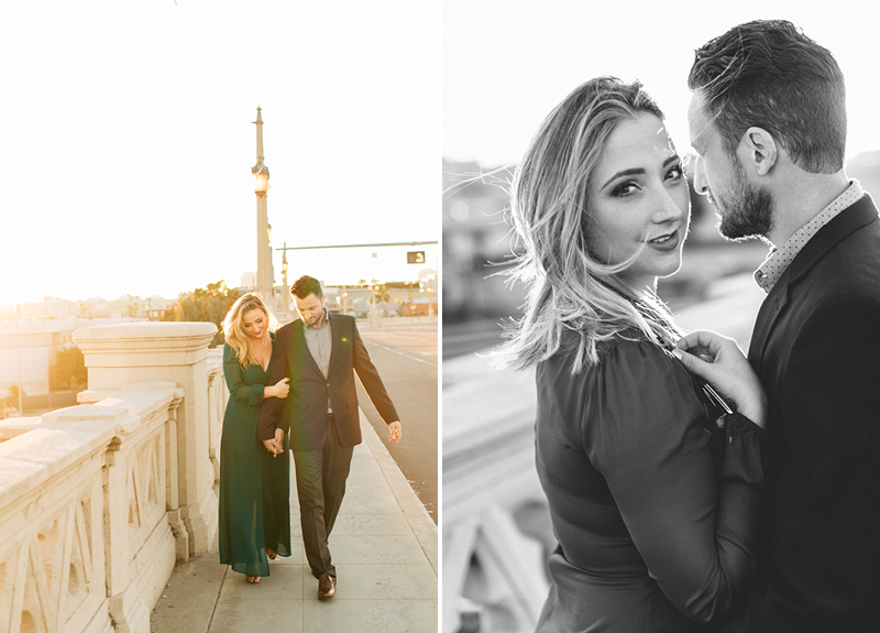 Downtown Los Angeles Bridge Engagements Photos16