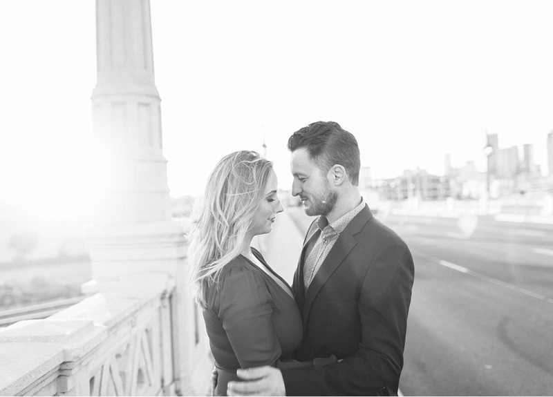 Downtown Los Angeles Bridge Engagements Photos17