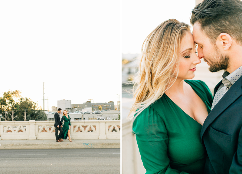 Downtown Los Angeles Bridge Engagements Photos2