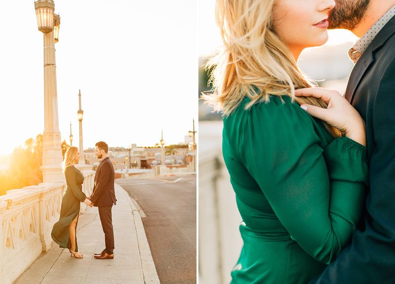 Downtown Los Angeles Bridge Engagements Photos4