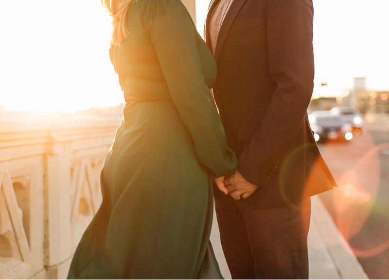 Downtown Los Angeles Bridge Engagements Photos5