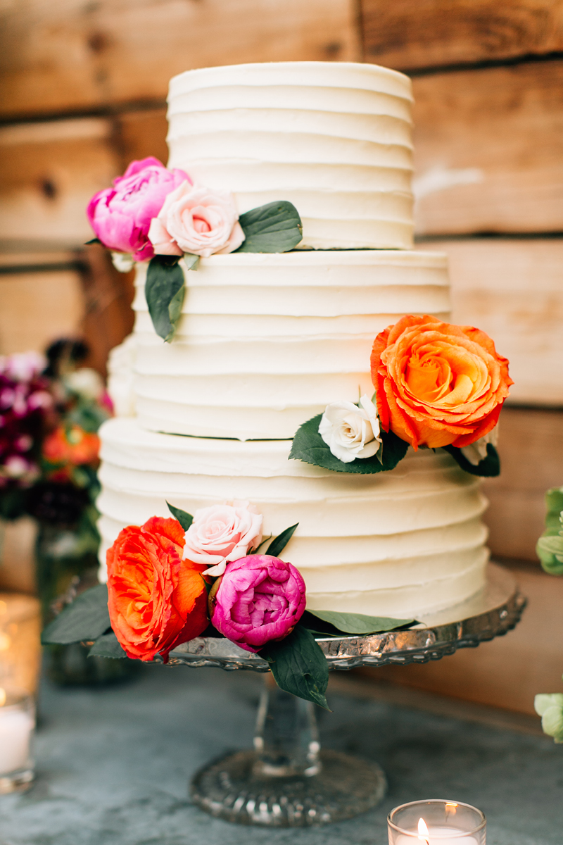 Naked Wedding Cake