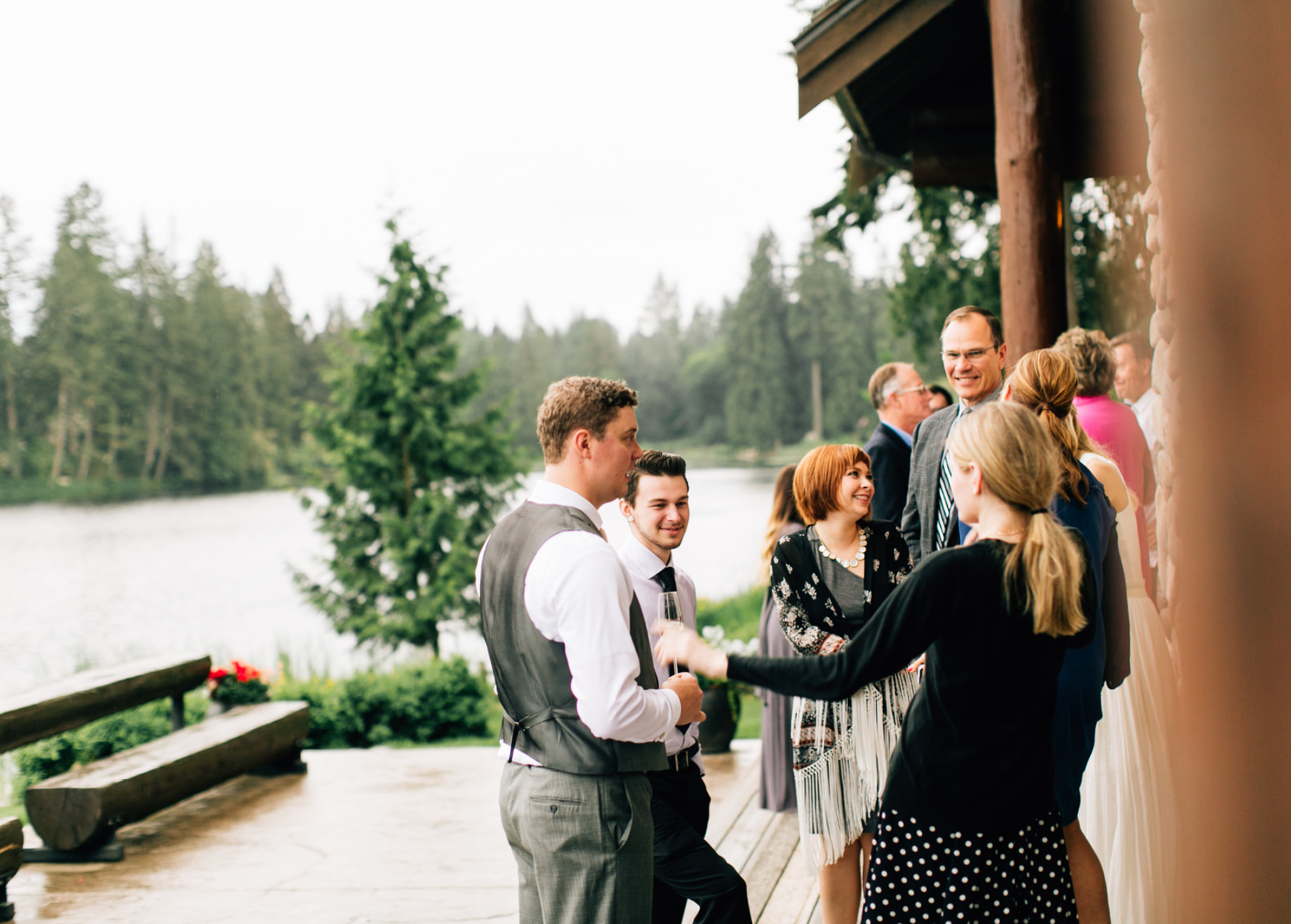 Cabin Wedding in Washington2