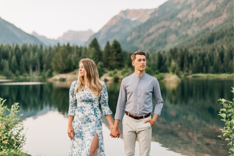 Gold Creek Pond Engagement Photos 14